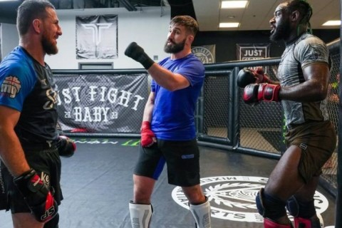 Nazim Sadıxov UFC çempionu ilə Bakıdakı turnirə hazırlaşır - FOTO