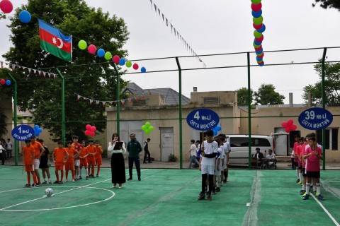 Məktəblər arasında minifutbol turnirinin qalibi bəlli olub - FOTO