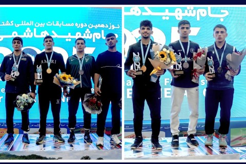 Two medals for Azerbaijani wrestlers in Iran