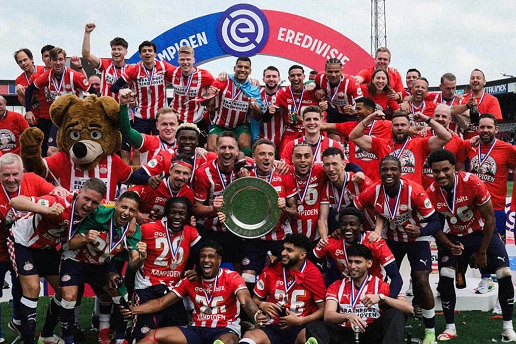 PSV 26-cı dəfə Niderland çempionluğunu qazanıb