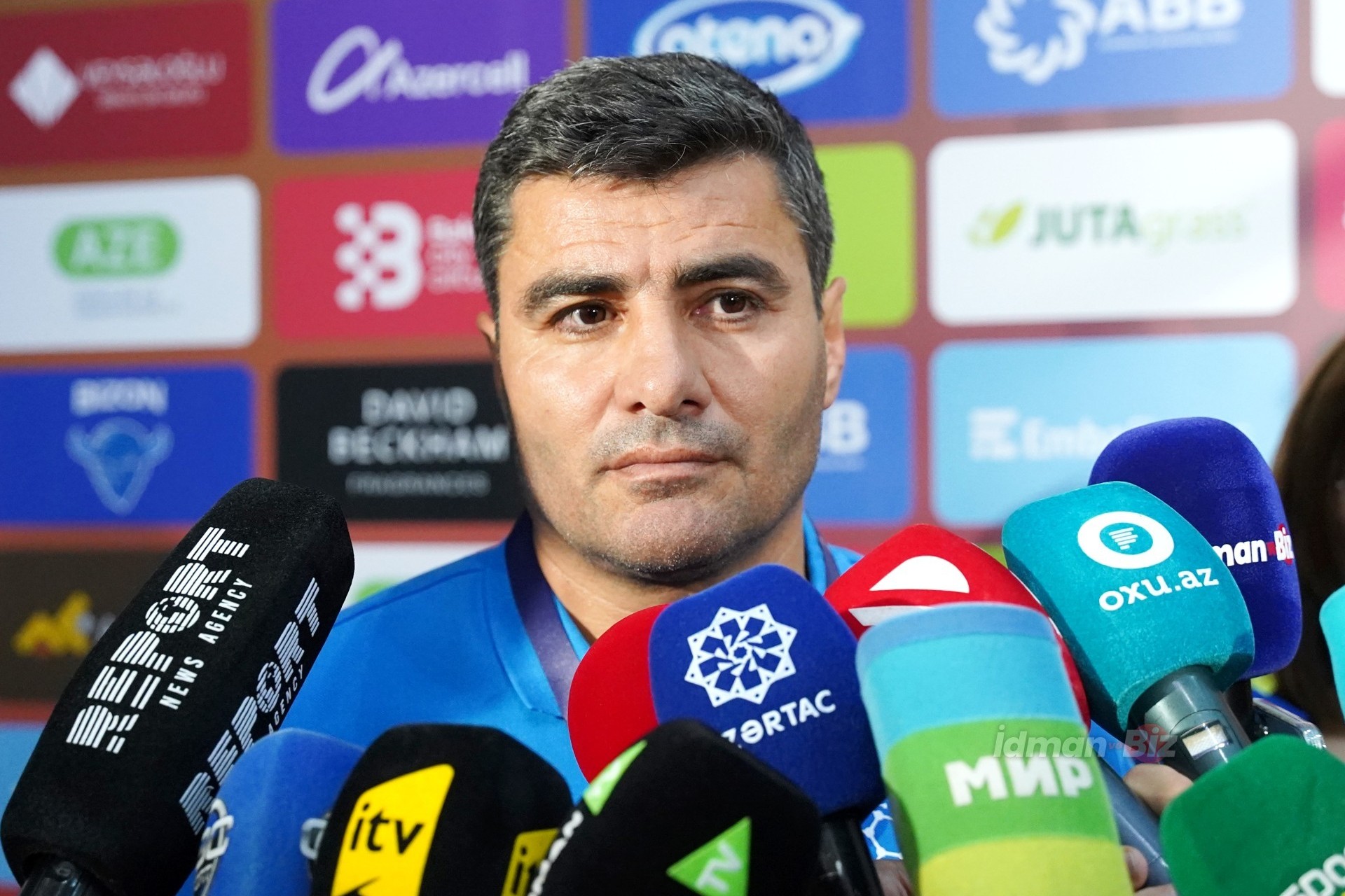 Главный тренер сборной Азербайджана: "Я заранее знал, что первый матч будет трудным"