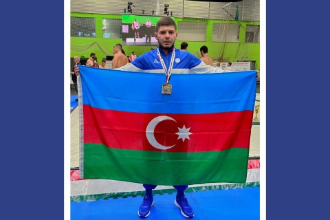 Sumoçumuzdan Avropa çempionatında GÜMÜŞ MEDAL - FOTO