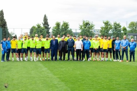 "Kəpəz"in məşqində fəxri qonaqlar - FOTO