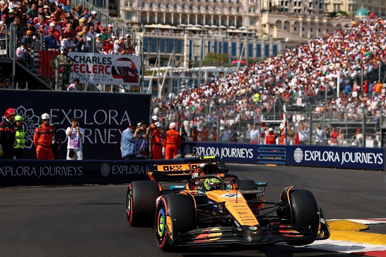 Lando Norris Monako Qran Prisinin qalibi olub