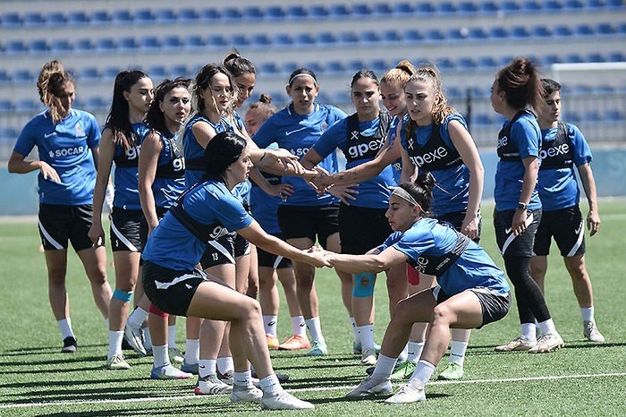 Azərbaycan millisinin növbəti məşqi - FOTO