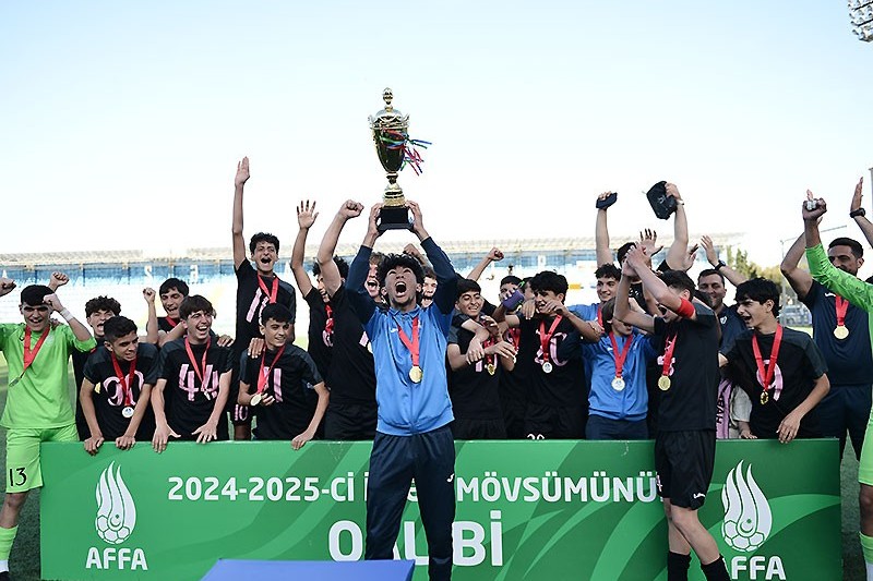 AFFA U-15 Liqasının qalibləri mükafatlandırılıb - FOTO