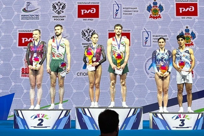 Two medals for Azerbaijani gymnasts in Krasnodar
