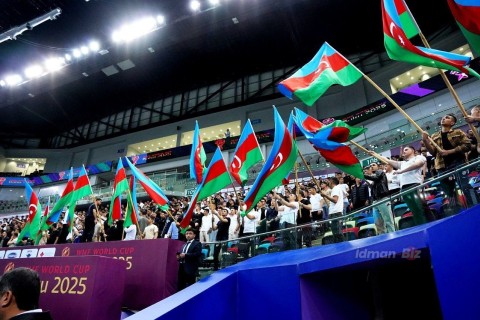 Dünya çempionatı: Millimiz dünya çempionatının 1/4 finalında - YENİLƏNİB - FOTO