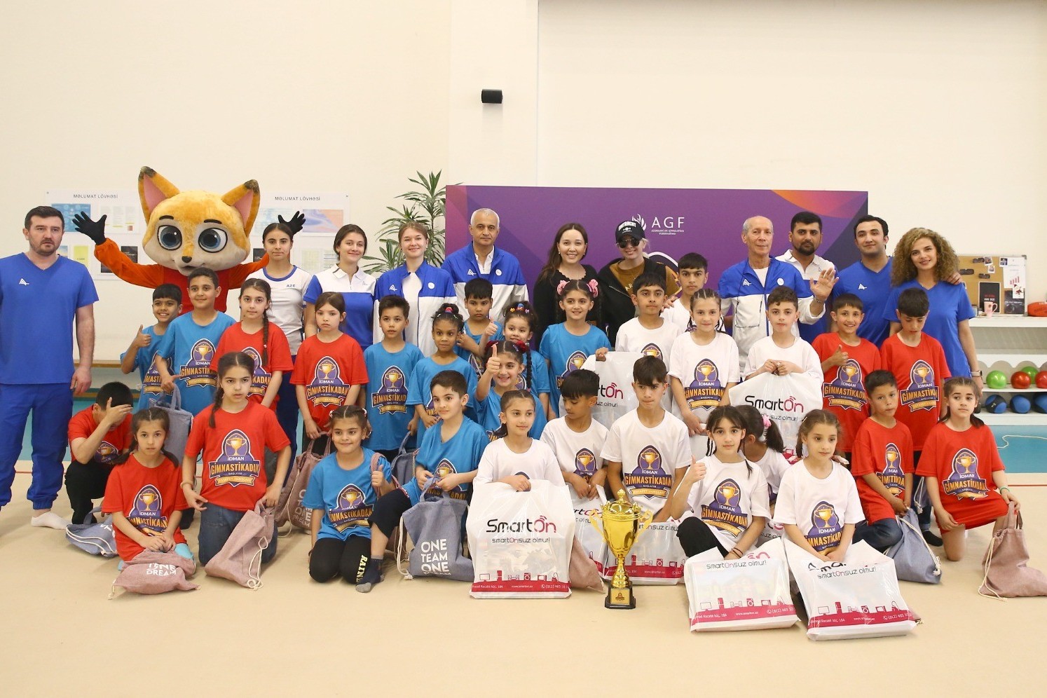 Uşaqlar üçün “İdman gimnastikadan başlayır" estafet yarışları keçirilib - FOTO