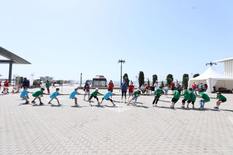 Uşaqların Beynəlxalq Müdafiəsi Gününə həsr olunmuş Voleybol Festivalı - FOTO
