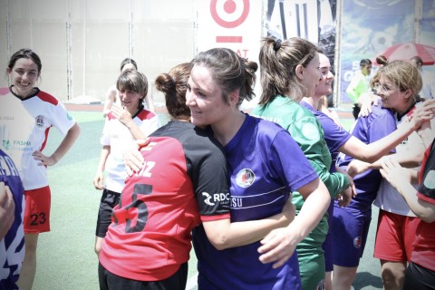 Azərbaycan və Türkiyənin qadın vəkilləri futbolda qüvvələrini sınayıblar