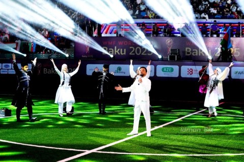 Minifutbol üzrə dünya çempionatının bağlanış mərasimi keçirilib