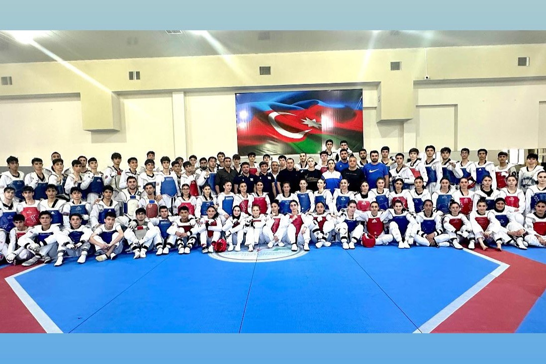 Taekvondoçularımız açıq dairəvi döyüş məşqləri keçib - FOTO