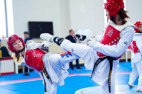Taekvondoçularımız açıq dairəvi döyüş məşqləri keçib - FOTO