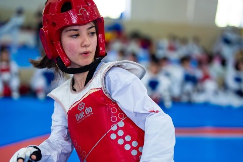 Taekvondoçularımız açıq dairəvi döyüş məşqləri keçib - FOTO
