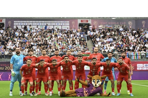Birinci vitse-prezident Mehriban Əliyeva Azərbaycan minifutbol yığmasını təbrik edib - FOTO