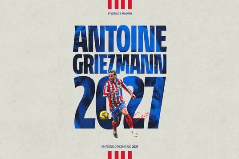 Qrizmann daha 2 il "Atletiko"da