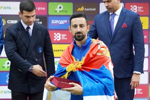 Bakıda təşkil olunan minifutbol üzrə dünya çempionatının mükafatlandırma mərasimi keçirilib - FOTO/VİDEO
