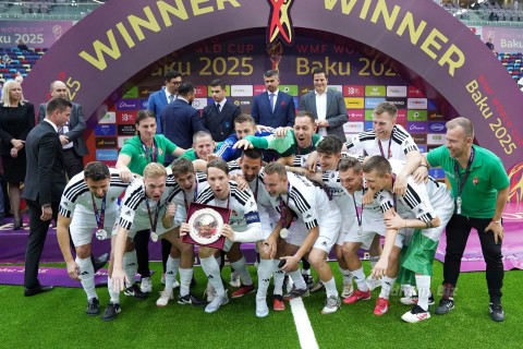 Bakıda təşkil olunan minifutbol üzrə dünya çempionatının mükafatlandırma mərasimi keçirilib - FOTO/VİDEO