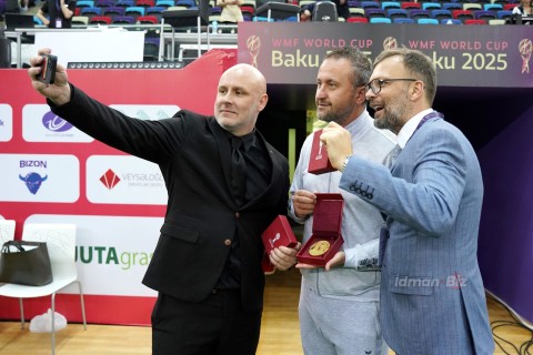 Bakıda təşkil olunan minifutbol üzrə dünya çempionatının mükafatlandırma mərasimi keçirilib - FOTO/VİDEO