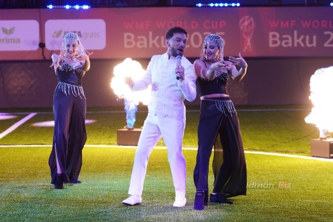 Bakıda təşkil olunan minifutbol üzrə dünya çempionatının mükafatlandırma mərasimi keçirilib - FOTO/VİDEO