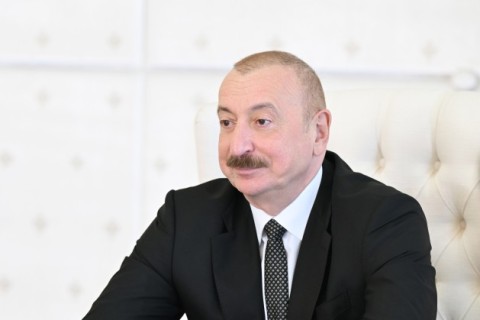 Prezident İlham Əliyev Azərbaycan millisinin üzvlərini qəbul edib - YENİLƏNİB/FOTO