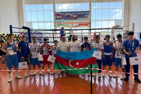 Boksçularımız beynəlxalq turnirdə 8 qızıl medal qazanıb