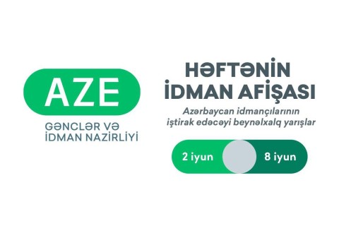 Beynəlxalq yarışlar üzrə HƏFTƏNİN İDMAN AFİŞASI