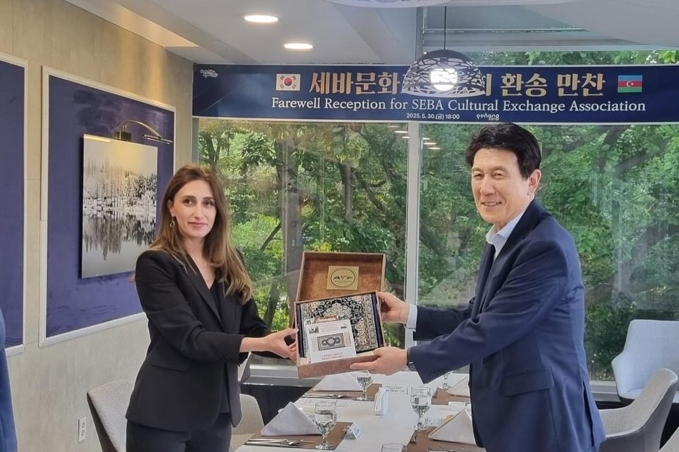 Azərbaycan Taekvondo Federasiyasının rəsmisi Koreyada görüşlər keçirib - FOTO