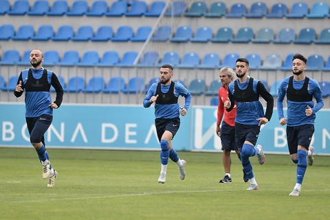 Millimizin Latviya ilə oyun öncəsi məşqi - FOTO