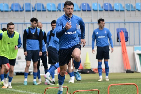 Millimizin Latviya ilə oyun öncəsi məşqi - FOTO