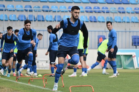 Millimizin Latviya ilə oyun öncəsi məşqi - FOTO