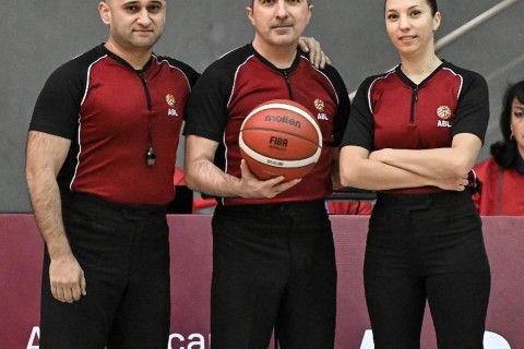 Азербайджанские судьи с рейтингом FIBA на европейской арене - ФОТО