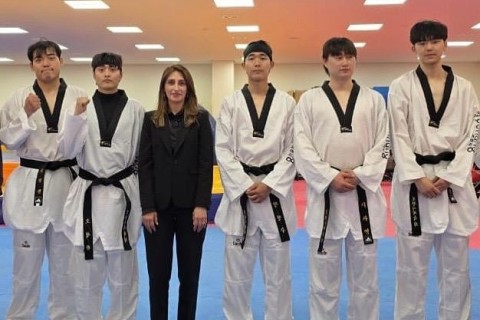 Azərbaycan Taekvondo Federasiyasının rəsmisi Koreyada görüşlər keçirib - FOTO