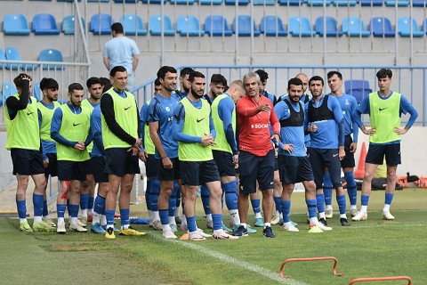 Millimizin Latviya ilə oyun öncəsi məşqi - FOTO