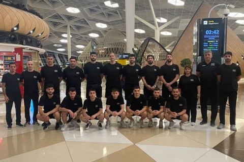 Azərbaycan millisi İsveçə yollanıb