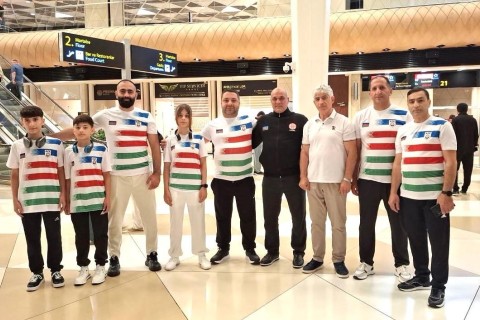 Азербайджанские каратисты отправились на чемпионат мира