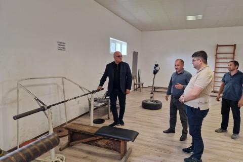 Firdovsi Umudov "Kürmük" klubunun təlim-məşq mərkəzində - FOTO