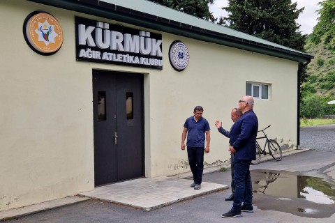 Firdovsi Umudov "Kürmük" klubunun təlim-məşq mərkəzində - FOTO