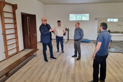 Firdovsi Umudov "Kürmük" klubunun təlim-məşq mərkəzində - FOTO
