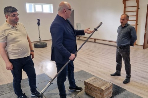 Firdovsi Umudov "Kürmük" klubunun təlim-məşq mərkəzində - FOTO
