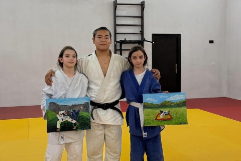 Matsumoto Dan Rüstəm Orucov Akademiyasında - FOTO