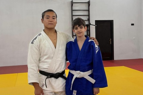 Matsumoto Dan Rüstəm Orucov Akademiyasında - FOTO