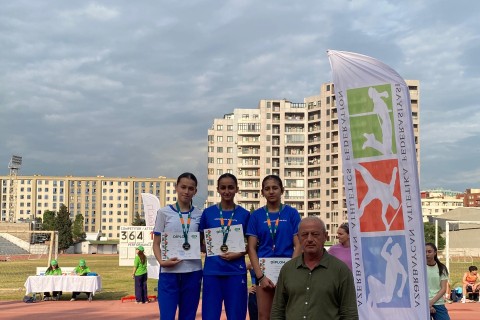 Atletika çempionatına yekun vurulub - FOTO