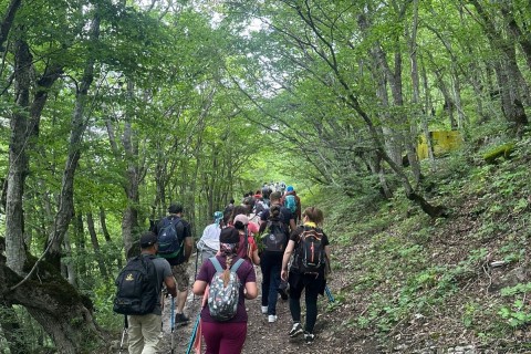 Altıağacda 12 kilometrlik marşrut üzrə yürüş təşkil edilib