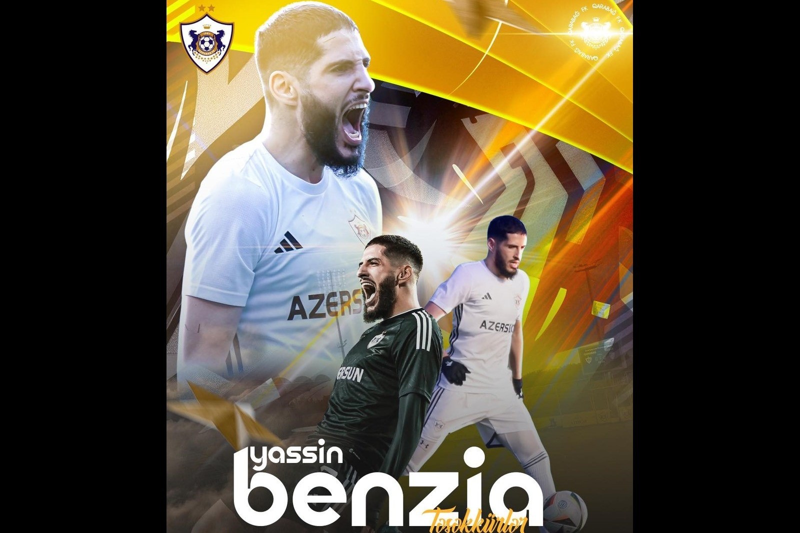 Yassin Benzia "Qarabağ"ı tərk edib - RƏSMİ