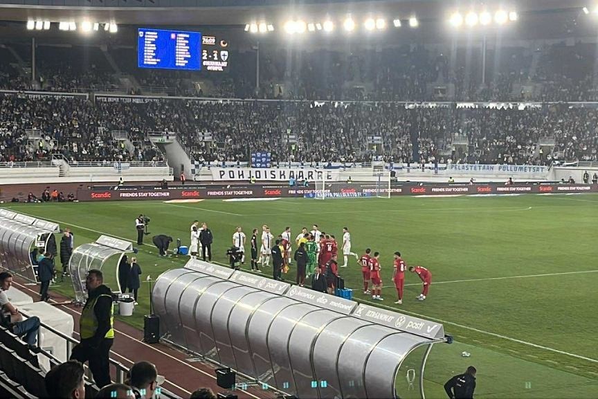 Finlandiya - Polşa matçı yarımçıq dayandırılıb