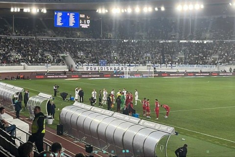 Finlandiya - Polşa matçı yarımçıq dayandırılıb