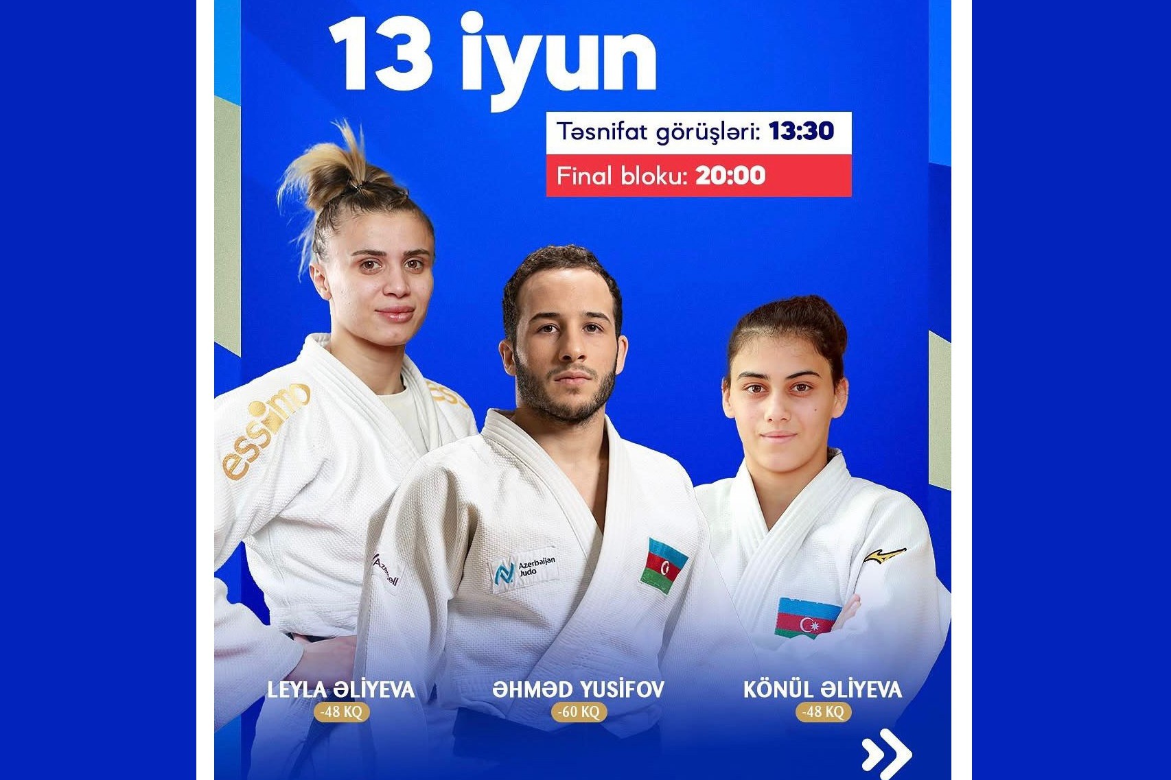 Dünya çempionatı: 3 cüdoçumuzdan erkən vida - YENİLƏNİB