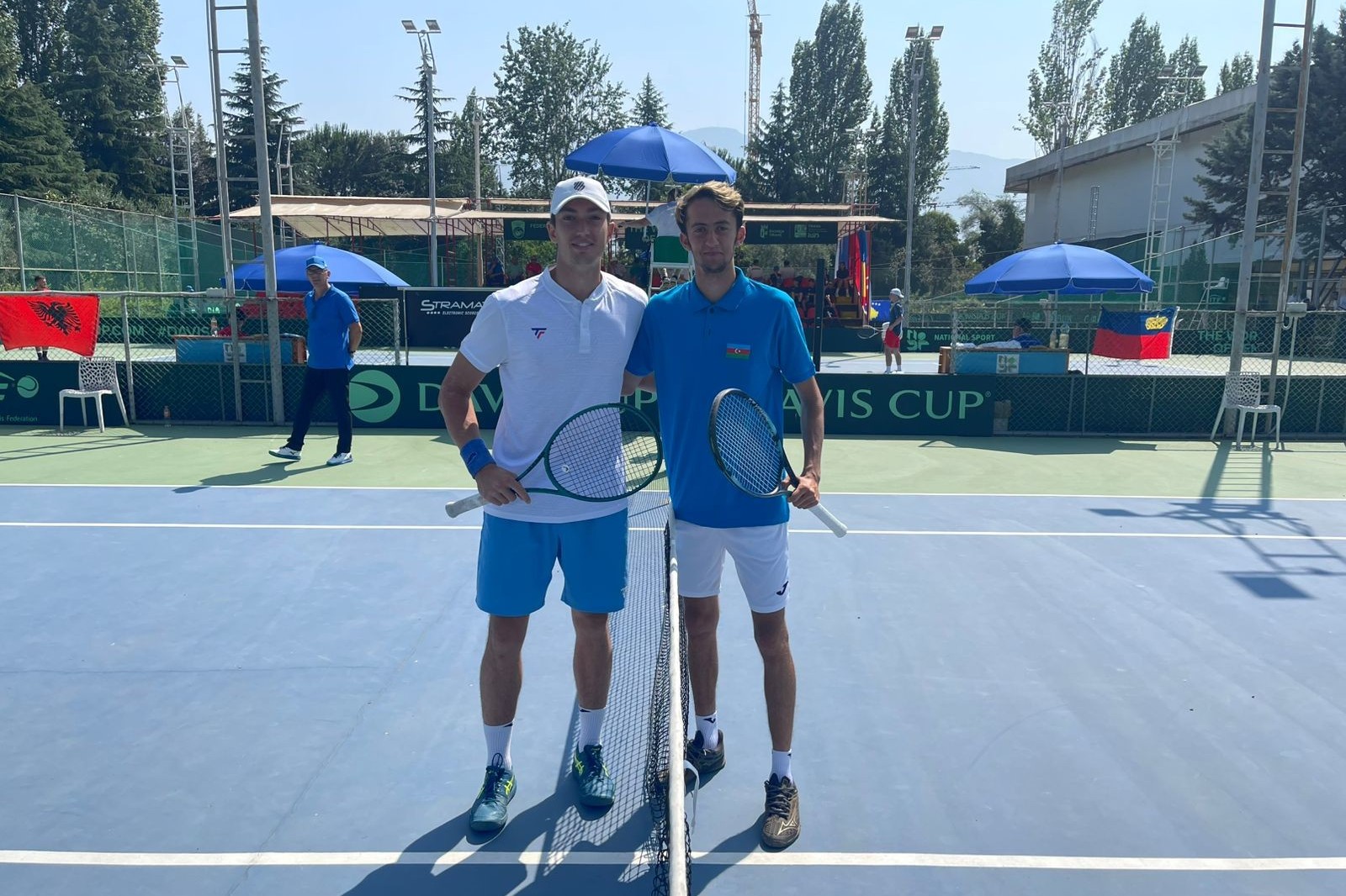 Азербайджанские теннисисты начали Davis Cup с победы - ФОТО